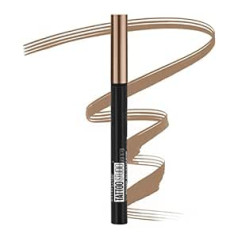 Maybelline TattooStudio Brow Tint Pen Makeup, mīksts brūns, 0,037 fl. oz.