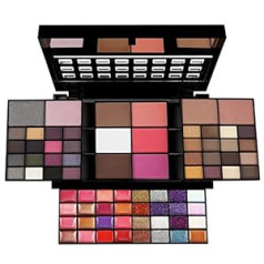 Pure Vie ® Professional 74 Colors Eyeshadow Korektors Vaigu sārtums un Lūpu spīduma Paletes aplauzums - Ideāli piemērots gan profesionālai, gan personīgai lietošanai