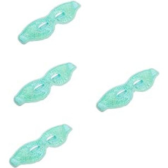 Gatuida Pack of 4 Ice Mask Travel Cooling Eyeshadow Cooling Blindness Hot atkārtoti lietojama acu maska Atvēsinoša acu maska tumšiem lokiem Acu maskas Cool Gel Ice Pack Sleeping