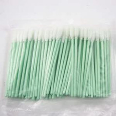 100 PCS Sponge Cotton Swabs for Inkjet Printer Optical Camera Lens