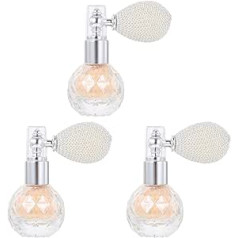 Beaupretty 3 Pieces Dzirkstošie aksesuāri Spray Shimmering Bottle Smaržas Ķermeņa Kosmētika Nails Art Shine Sparkle Bottle: Šampanieša Girls Loose Highlighter Sejas pūderis Augsts aplauzums