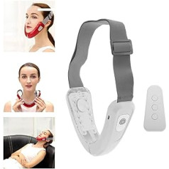 Asrg Face Chin Slimming Massager V Face Lift Up Belt Slimming Thin Belt Anti Wrinkle Beauty Supplies V White