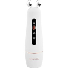 ‎Beautifly Beautifly B-Booster PRO 1MHz radiofrekvences ierīce sejai, EMS, sejas pacelšanas masāžas ierīce 3D, pret novecošanās RF liftings sejas veltnis, ultraskaņas tīrīšana, sejas veltnis