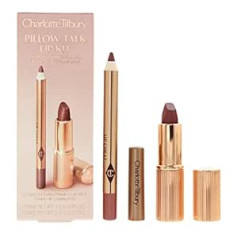 Charlotte Tilbury Набор для губ Charlotte Tilbury Pillow Talk Lip Liner, 0,8 г карандаша для губ + 1,5 г помады