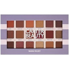 Carter Beauty 18 Shade Palette - silts samts sievietēm, 20,4 g