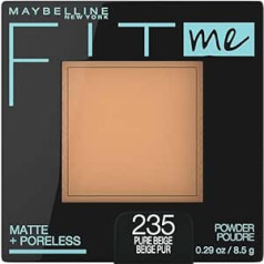 Maybelline Fit Me Matte + bezporu pulveris - Pure Beige 235