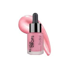 Rodial Blush Drops Frosted Pink 15ml - mitrinošs sejas sārtums, noturīgs sārtums, dabiski mirdzošs, rasains ādas mirdzums, šķidrs rozā vaigu sārtums