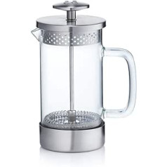 Barista & Co BC048-005 Core French Press Coffee Press Stainless Steel Glass,Steel