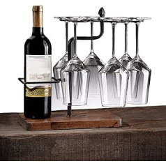 NILICAN Red Wine Stemglass Shelves Kitchen Bar Table Decoration Metal Drying Wine Glasses Cutlery