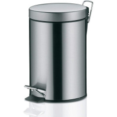 Kela Impronta 21888 Bathroom Bin Silent-Close Stainless Steel 3 L