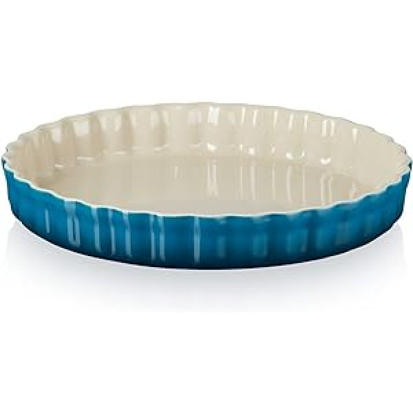 Le Creuset Heritage akmens masas tortes trauks, diametrs 28 cm, 1,82 kg, dziļi zila