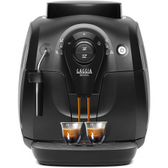 Gaggia Besana RI8081 pilnībā automātisks kafijas automāts espresso un kapučīno pagatavošanai, kafijas pupiņas, 1400 W, melns, 100% ražots Itālijā