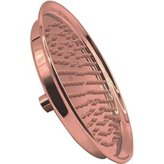 Getshowerset Rain Shower Head 228mm Round Rose Gold 304 Stainless Steel Powerful High Pressure Replacement Shower Head