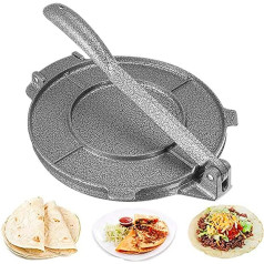 6.5 Inch Tortilla Press Machine, Grey Cast Iron Corn Tortillas Dough Press Tools for Household Kitchen Supplies