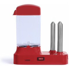 LIVOO DOC238RC Hot Dog Machine, Red