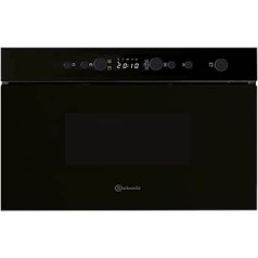 Bauknecht EMNK5 2438 ES Built-In Microwave, Chrisp Function, 4 Power Levels, 3D System, Defrost Function, Quick Start Function (Rapid Start), Combination Grill and Microwave, Black
