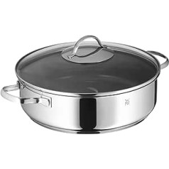 WMF 0761406380 Serving and Braising Pan with Glass Lid Diameter 28 cm