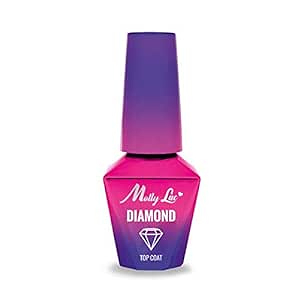 Molly Lac Diamond Top Coat Molly Lac 10 ml - Revolutionary Classic Lacquer Top