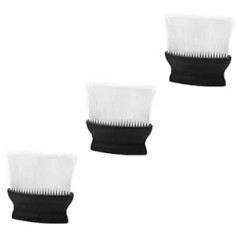 Fomiyes Pack of 3 Matu tīrīšanas suka Frizieru sukas Sejas aksesuāri Mājsaimniecības tīrīšanas sukas Salonu Matu Suka Frizieris Kakls Putekļi Mīksts Putekļu savācējs Matu Ķemme Matu Suka