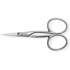 Nippes Solingen Cuticle Scissors, нержавеющая сталь, 9 см, Ножницы для кутикулы, удаление лишних кутикул, ножницы для ухода за ногтями, сделано в Германии, с