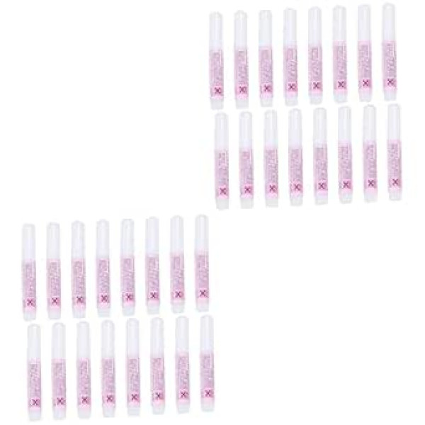 Housoutil Nail Glue Nail Glue 100 Pcs Nail Art Tool Nail Art Glue Art Decorating Tips Glue Mini Nail Polish Fake Nail Glue