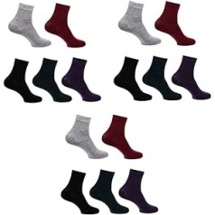 ‎Frcolor FRCOLOR 15 Pairs Gel Ripstop Socks Funkcijas Zeķes sievietēm Sausas, saplaisājušas zeķes Plaisājušas papēža zeķes Sieviešu zeķu krekls, cieta tīra kokvilna Miss potīšu zeķu remonts