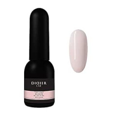 Didier Lab - Premium Top Coat No Wipe Milky Pink - UV Gēla nagu laka - Virskārtas gēls UV - Aizsardzība pret skrāpējumiem - Gēla nagu laka UV lampai - Piena rozā apdare - Gēla lakai - Bez dispersijas