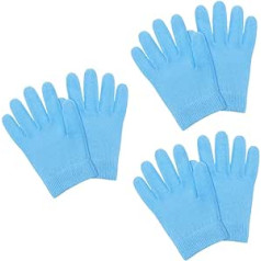 Housoutil 3 Pairs Nighttime Mitrining Gloves Roku ādas kopšanas piederumi Kokvilnas cimdi sausām rokām Losjons Portatīvie cimdi Spa želeja