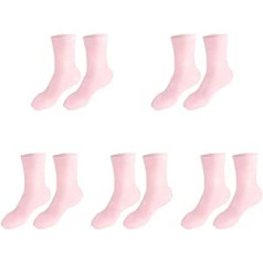 Frcolor Silicone Gloves 5 Pairs Moisturising Silicone Socks Gel Heel Socks Gel Spa Socks Foot Socks Gel Moisturising Gloves