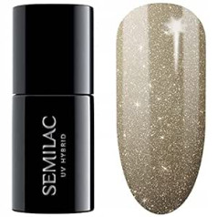 Semilac UV Nagellack Hybrid 335 Golden Girl 7 ml Kollektion Cat Eye Effect