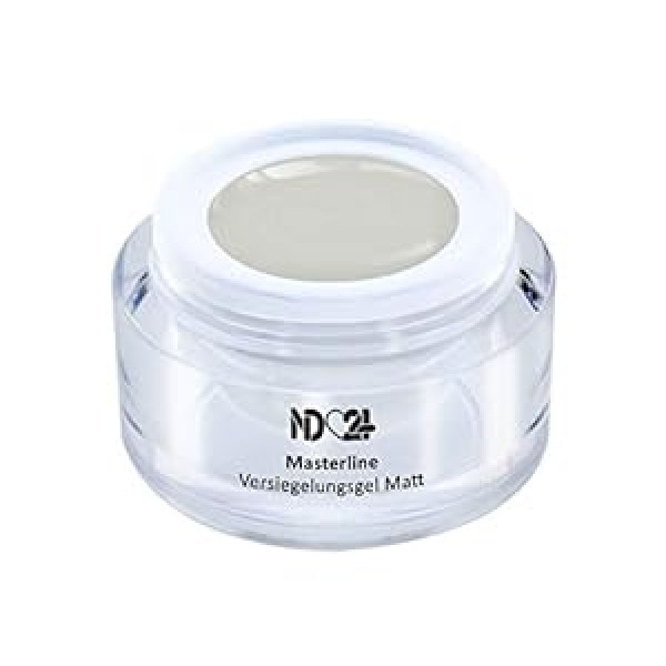 Nd24 Naildesign Masterline Finish Gel Sealant Silk Matt - UV/LED - Studijas kvalitāte - Ražots Vācijā - 30 ml