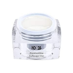 Nd24 Naildesign Premiumline Builder Gel Clear - Builder Gel - Studijas kvalitāte - Ražots Vācijā - 15 ml