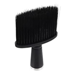 Beaupretty Hairdresser Neck Brush Hairdresser Dust Brush Moustache Care Brush Neck Cleaning Dust Cloth Salon Dust Brush Hairdressing Face Brush Hair Nylon Wool Plastic Handle Pack of 3