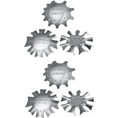 Frcolor 6 gab. Nagu instrumenti franču uzgaļu griezējs franču smaida līniju griezējs manikīrs nagu mākslas instrumenti nagu mākslas rīks manikīrs modelis tērauda plāksne metāla trafareta veidne