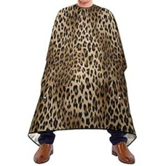 ‎Tropicallife Bgift Vintage Hairdressing Cape Animal Leopard Print frizieru kleitas ar piesūcekņiem