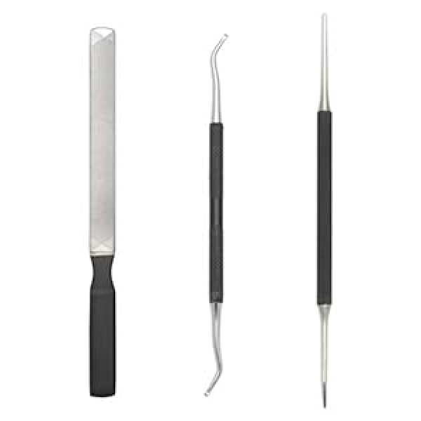 ‎Klipp KLIPP Ingrown Toenail Tool for Men and Women - Ingrown Toenail Lifter, Rounded File and Metal Fingernail File for Manicure Pedicure Foot Care