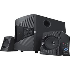 Creative SBS E2500 Powerful 2.1 Bluetooth Speaker System with Subwoofer for Computer and Television, Black
