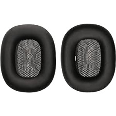 kwmobile 2 x ausu spilventiņi, kas saderīgi ar Apple AirPods Max Pads, mākslīgās ādas austiņas austiņām, kas paredzētas ausīm.