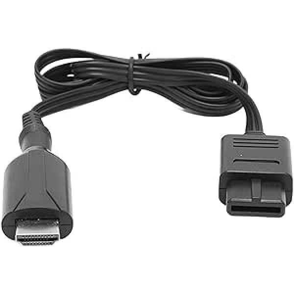 N64 uz HDMI pārveidotāja kabelis, spēļu konsoles video uz HDMI adapteris, N64/NGC/SNES 3 displeja režīmu HD video pārveidotājs televizoram/monitoram (720P/1080P)