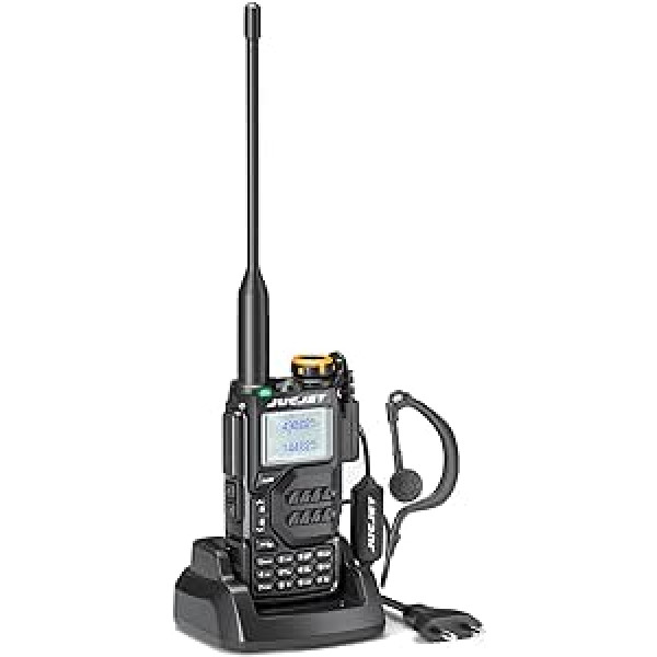 JUCJET UV-K5 pārnēsājamas rācijas, divvirzienu radio (VHF/UHF) FM radio, augstas veiktspējas rācija piedzīvojumiem, brīvā dabā, kempingā, (1 iepakojumā)