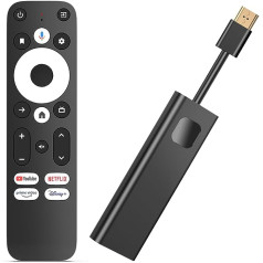 Orbsmart Dcolor GD1 Android TV Stick 4K (Ultra HD) HDR | Bluetooth balss tālvadības pults, tostarp Google palīgs | Chromecast | Play veikals | Netflix | Prime Video | Disney+