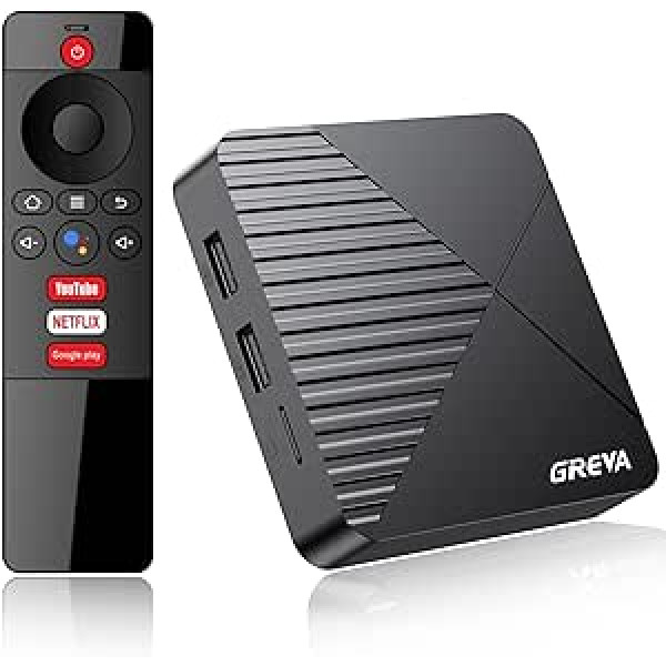 GREVA Android TV Box 13.0 2023 8K Jaunākā Android Box RK3528mini RAM 4G ROM 64G Atbalsts WiFi 6 BT 4.2 USb3.0 Smart TV Box