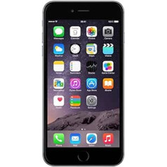 Apple iPhone 6 Plus 5,5 collu viedtālrunis 5,5 collu Retina M8 Motion Coprozessor 8 megapikseļu iSight Camera 1080P HD/16 GB iekšējā atmiņa un Nano Sim — iOS 8), pelēks