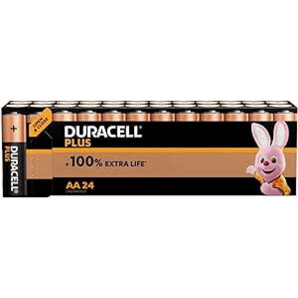 DURACELL PLUS AA/LR06/MN1500 Mignon 24er Pack/038882 Inh.24