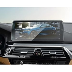 BIBIBO 12,3 collu BMW navigācijas ekrāna aizsargs, ekrāna aizsargs BMW 5. sērijai G30 G31 G38 2021 2022, 9H rūdīta stikla ekrāna aizsargs, GPS navigatora ekrāna aizsargs, izturīgs pret skrāpējumiem
