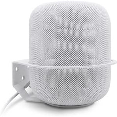 ALLICAVER sienas stiprinājums priekš Apple HomePod, izturīgs metāla kronšteins, kas saderīgs ar Apple HomePod (balts)