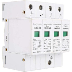 220V House Surge Protection 4P 40KA Low Voltage Diverter Surge Protection DIN Rail Protection for Lightning Protection