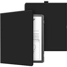 Fintie Case for 10.2 inch Kindle Scribe (The First Kindle with Write) - The Thinnest and Lightest Protective Case with Pen Holder and Auto Sleep/Wake - Black