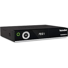 TechniSat TECHNISTAR S6 — HDTV satelītuztvērējs (DVB-S2, PVR funkcija, Timeshift, seriāntaisītājs, USB, HDMI, CI+ Schnittstelle, App-Steuerung, Unicable tauglich, ohne Internet/Apps) schwarz