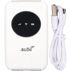 ciciglow mobilais WiFi tīklājs, portatīvais USB 4G LTE atbloķēts 5G WiFi maršrutētājs 300Mbps ar SIM kartes slotu, 3200mAh akumulatora ceļojumu maršrutētājs